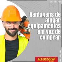 Vantagens de alugar equipamentos em vez de comprar.