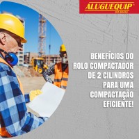  Benefícios do rolo compactador de 2 cilindros para uma compactação eficiente!